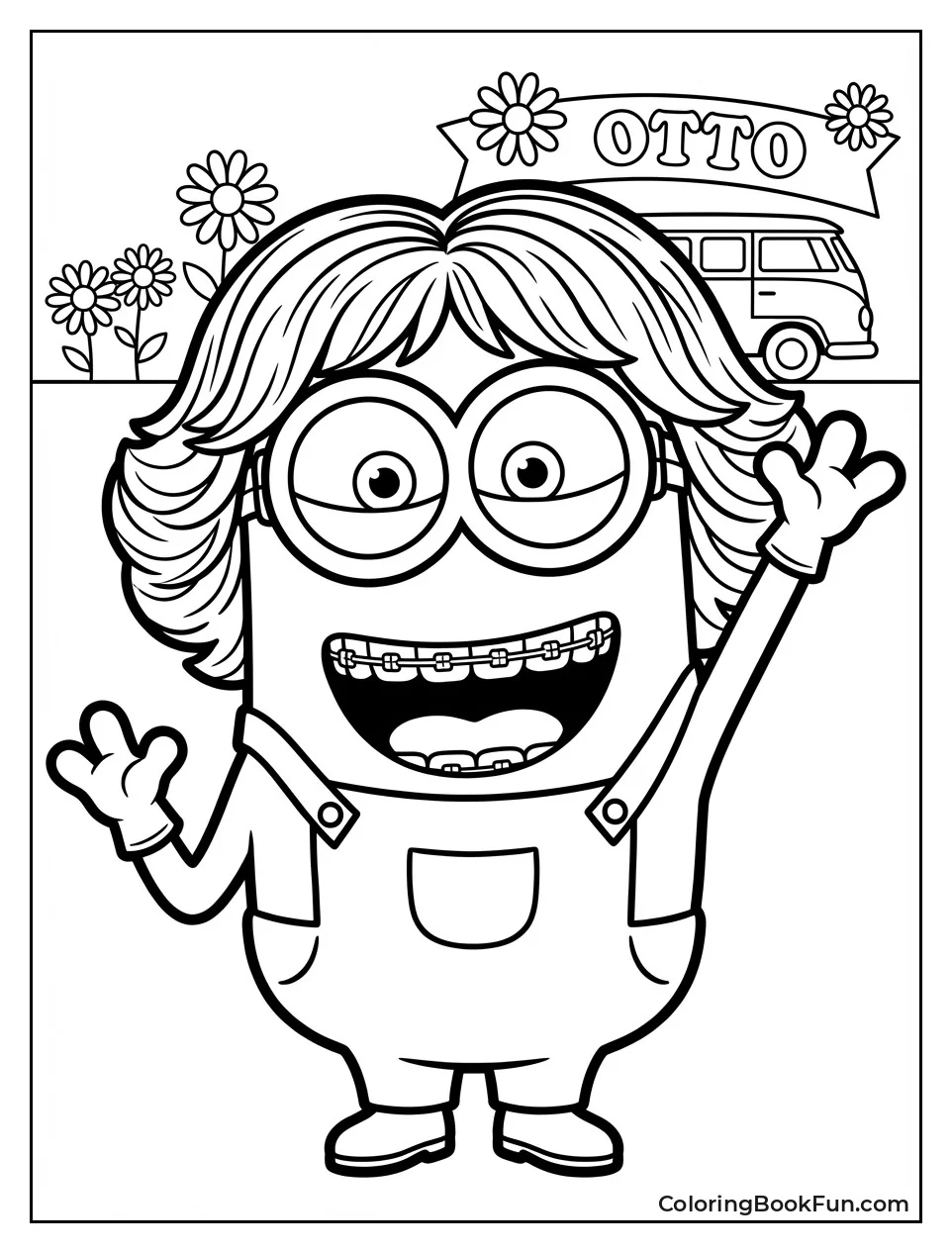 Otto Grins with Shiny Braces