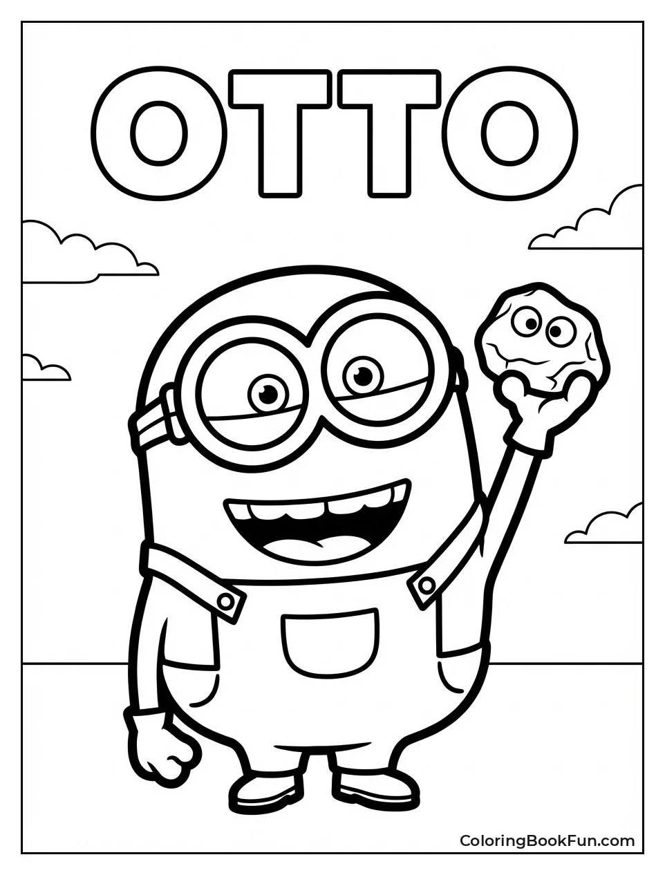 Otto Smiles at Pet Rock