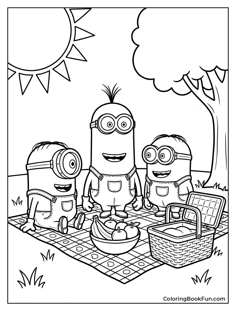 Minions Picnic in Sunny Park