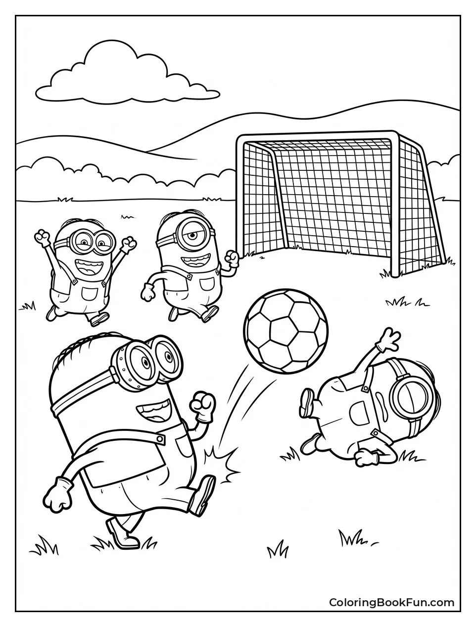 Minions Play Soccer Game