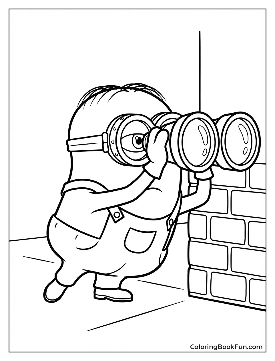 Mel Spies with Binoculars