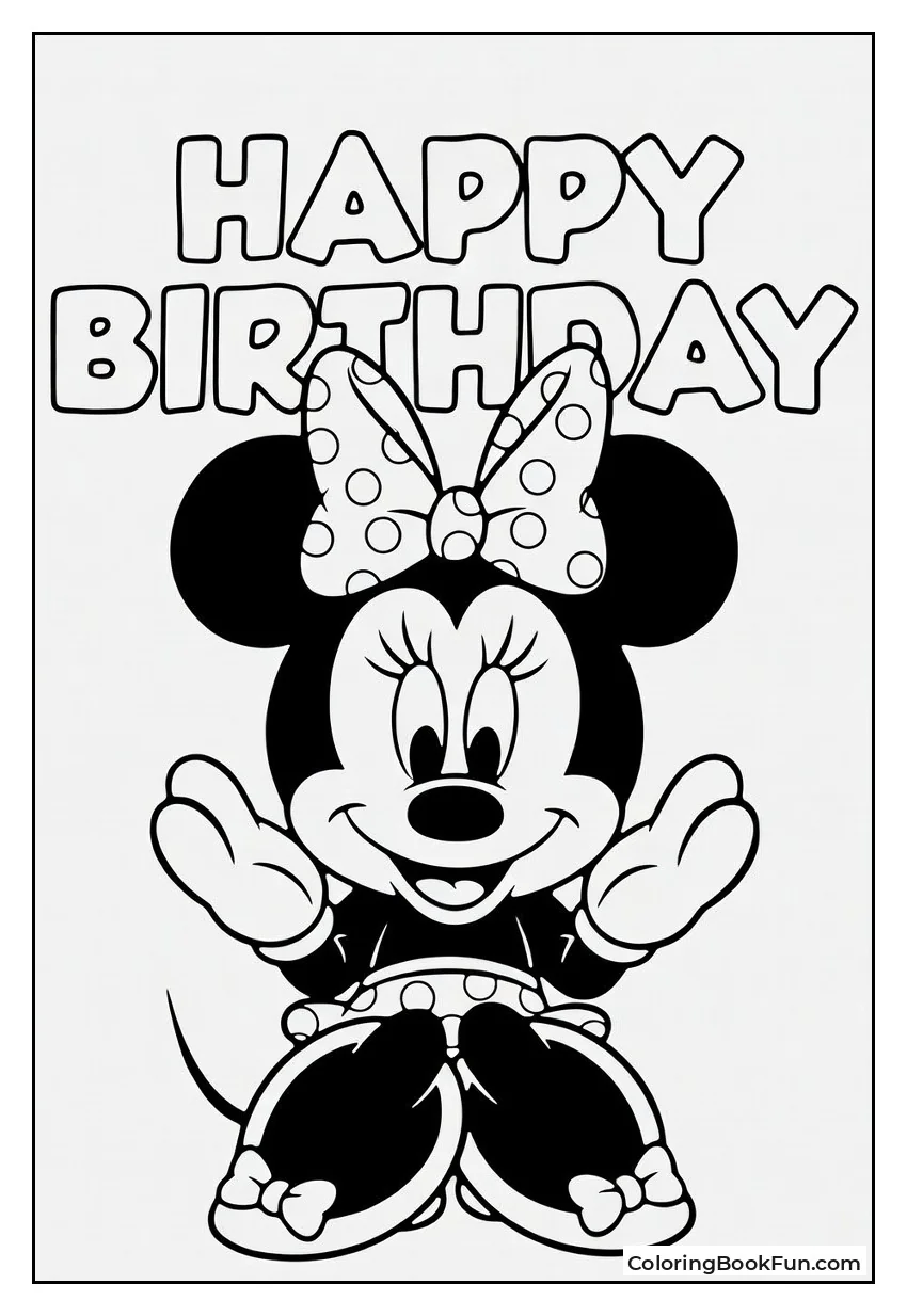 Baby Minnie Birthday
