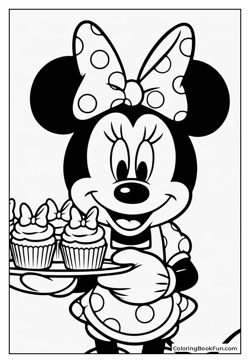 Baking Polka Dot Cupcakes