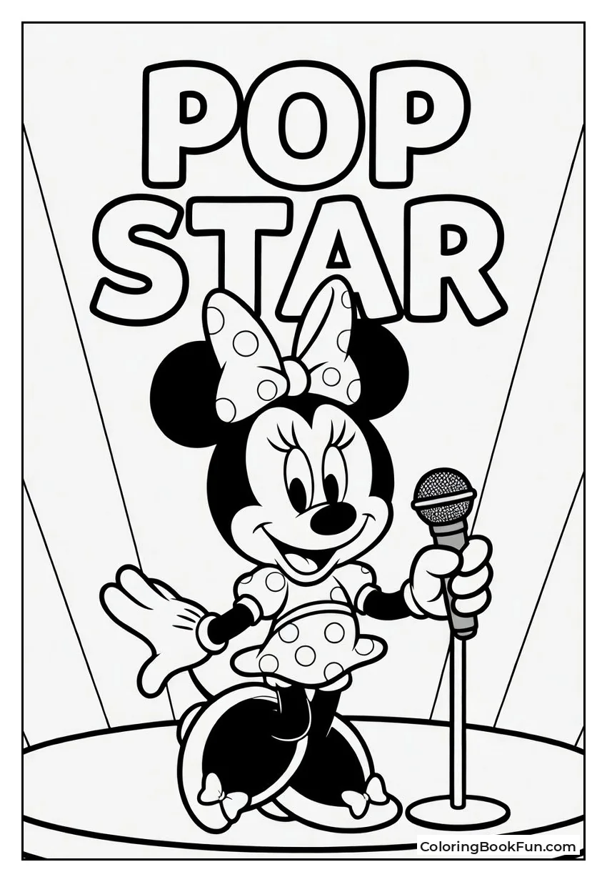Pop Star Minnie Stage