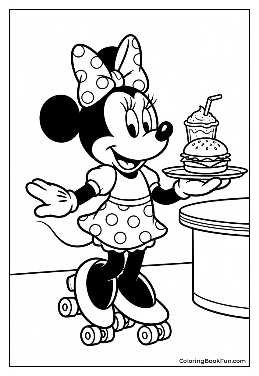 Retro 1950s Diner Minnie