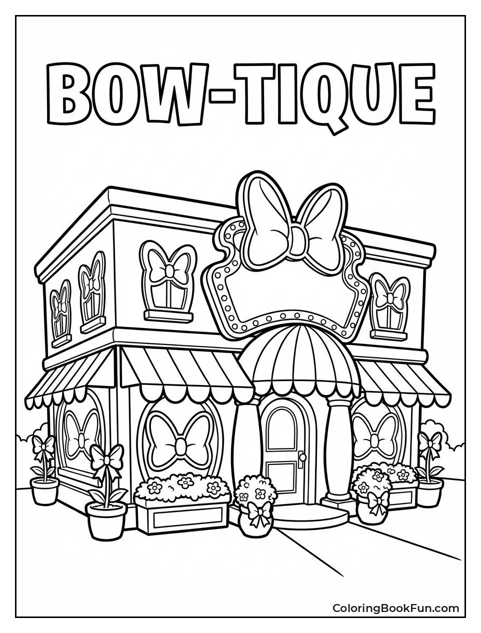 Minnie's Bow-tique with Bow Windows