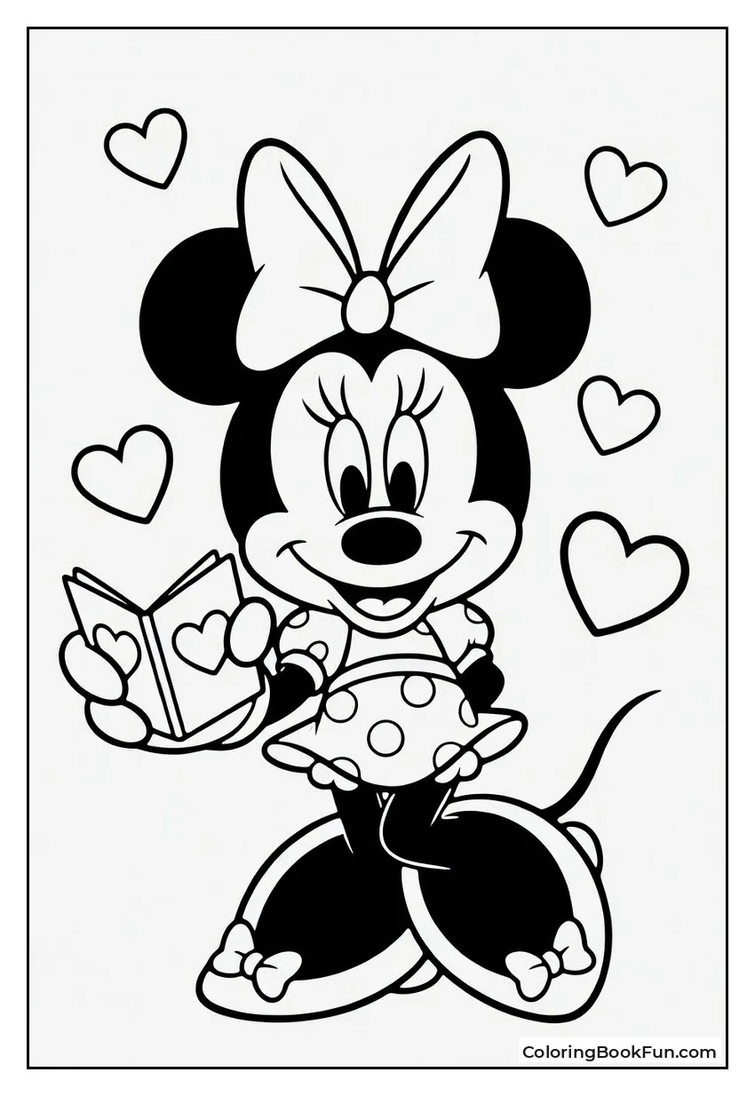 Valentine Hearts Minnie