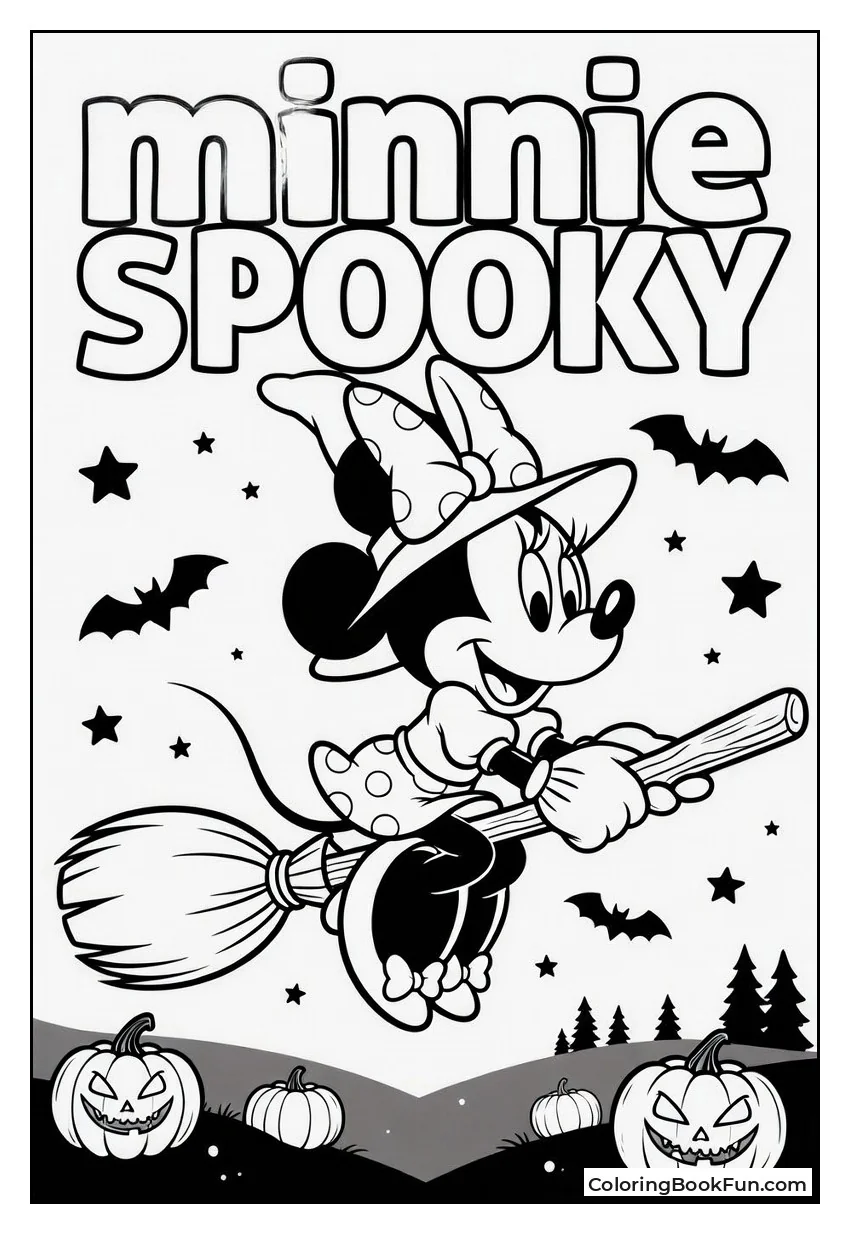 Witch Minnie Halloween