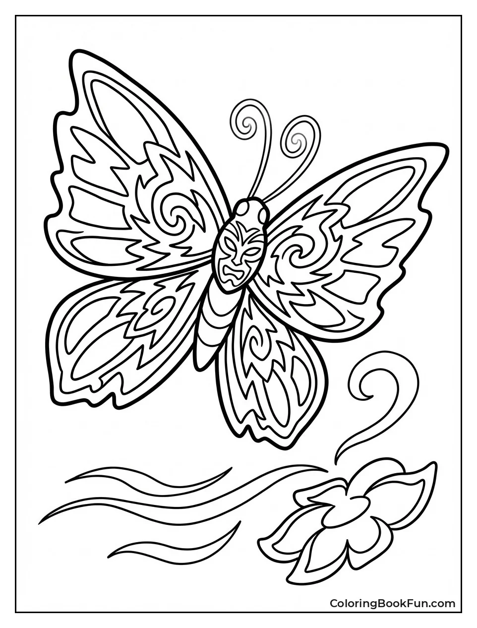 Evil Akuma Butterfly Flies