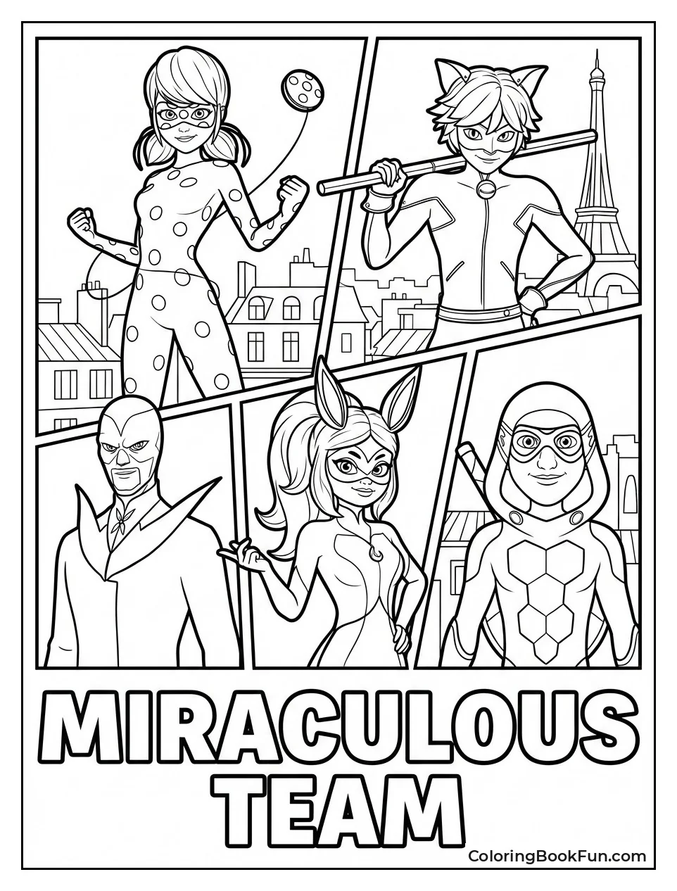 Ladybug Leads Heroes and Villains