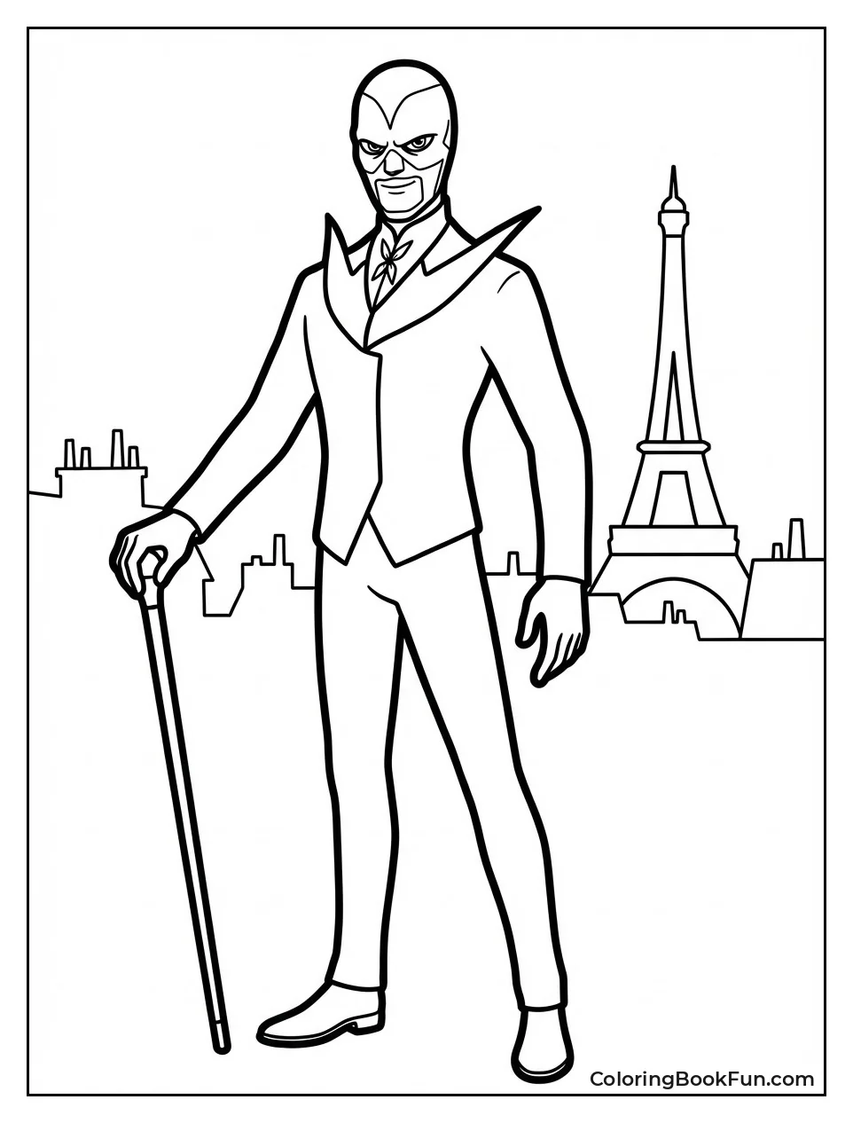 Hawkmoth Holds His Cane