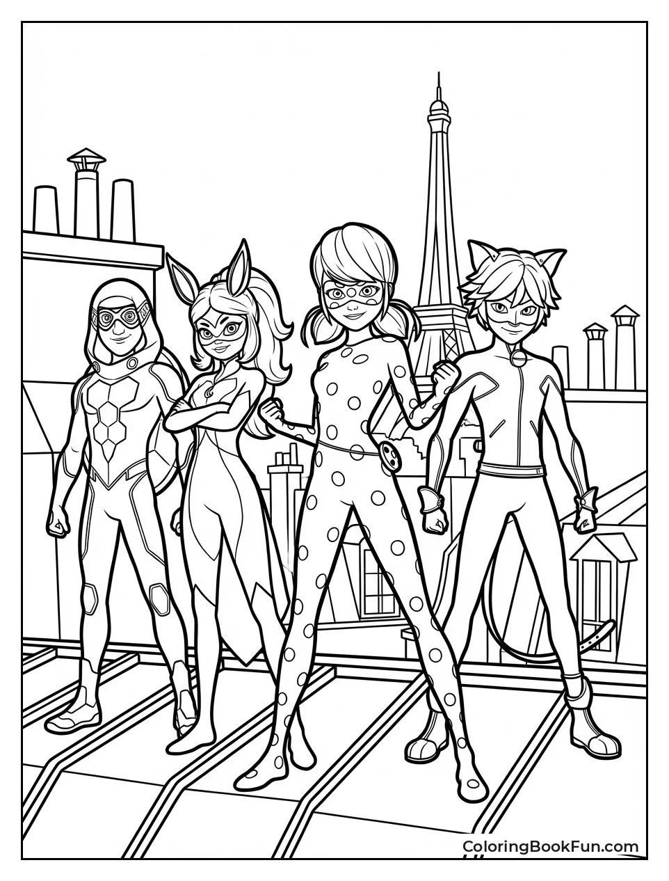 Heroes Pose on Rooftop