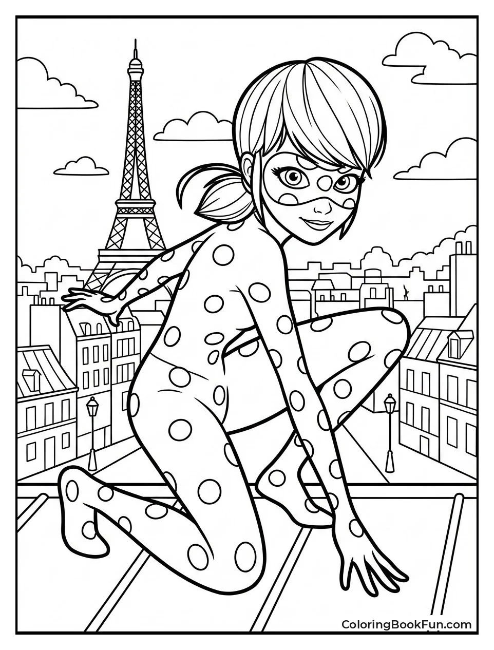 Ladybug Protects Paris City