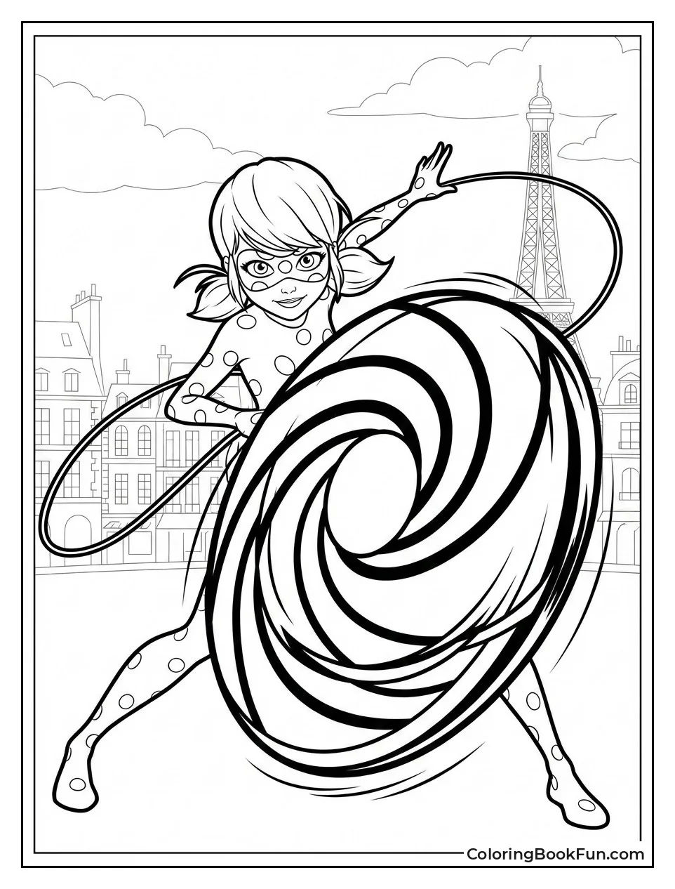 Ladybug Spins Yoyo Shield