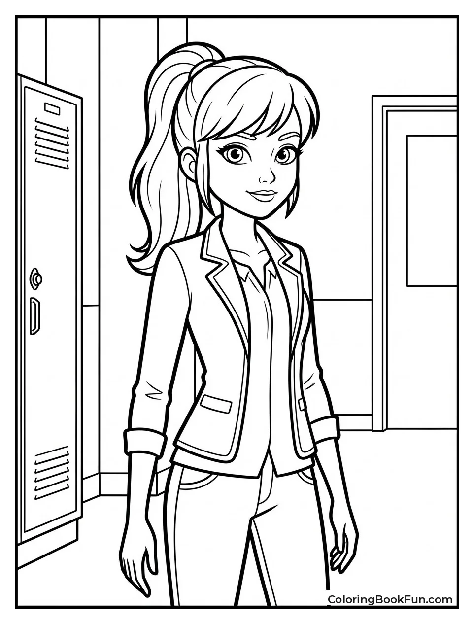 Lila Smirks Sneakily