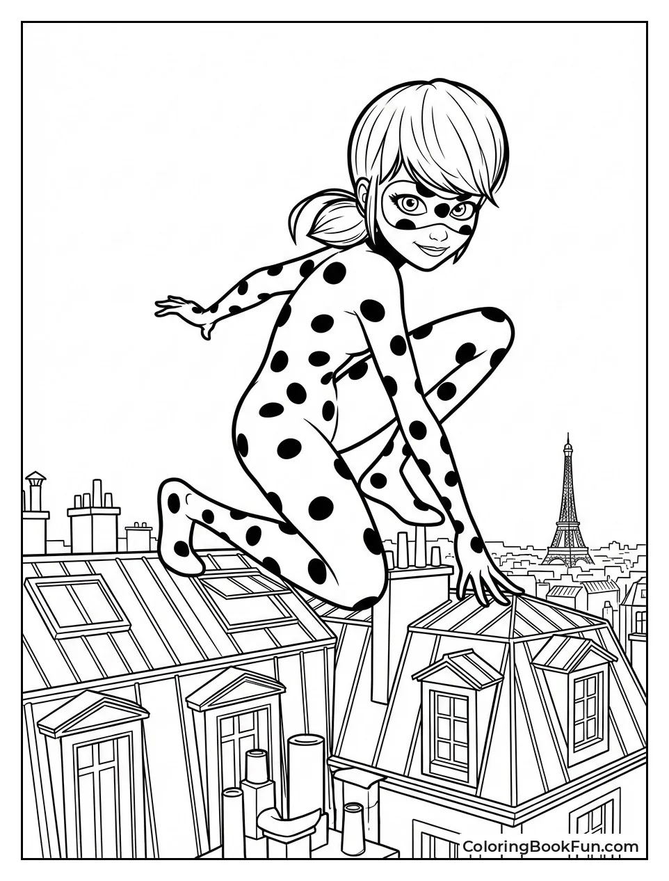 Paris Rooftops Chimneys Skyline