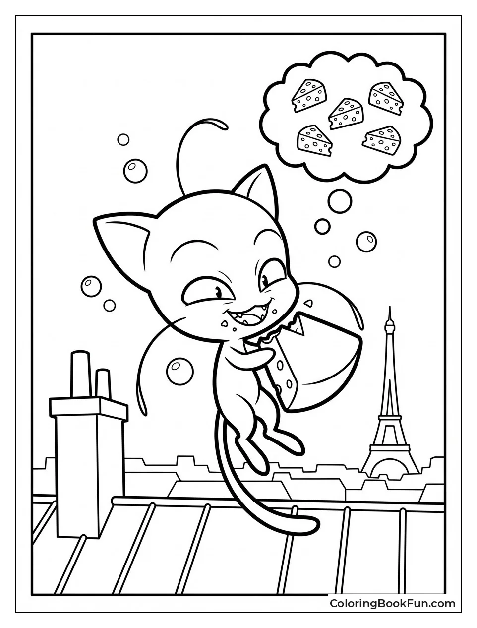 Plagg Munches on Cheese