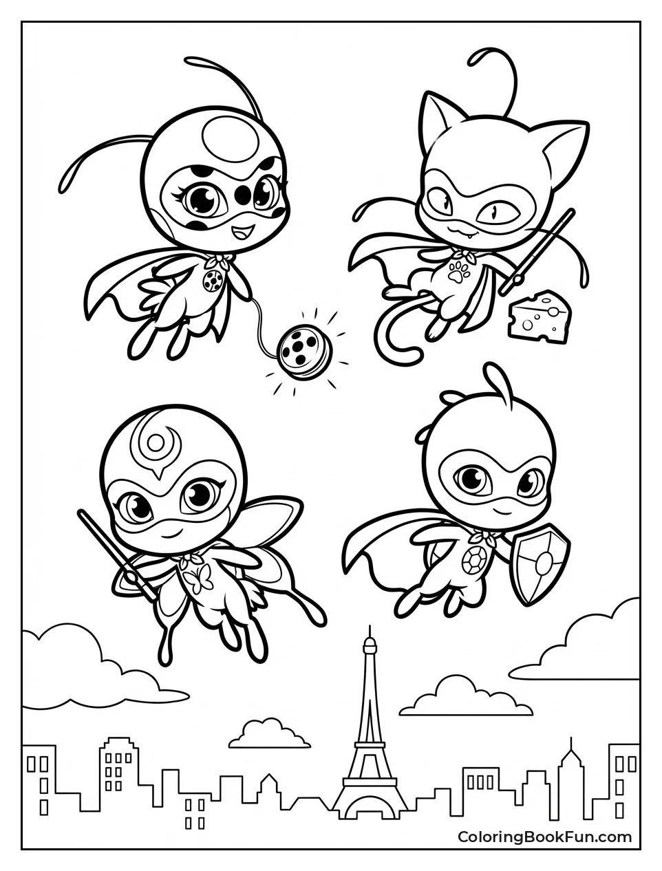 Kwamis Dress as Superheroes