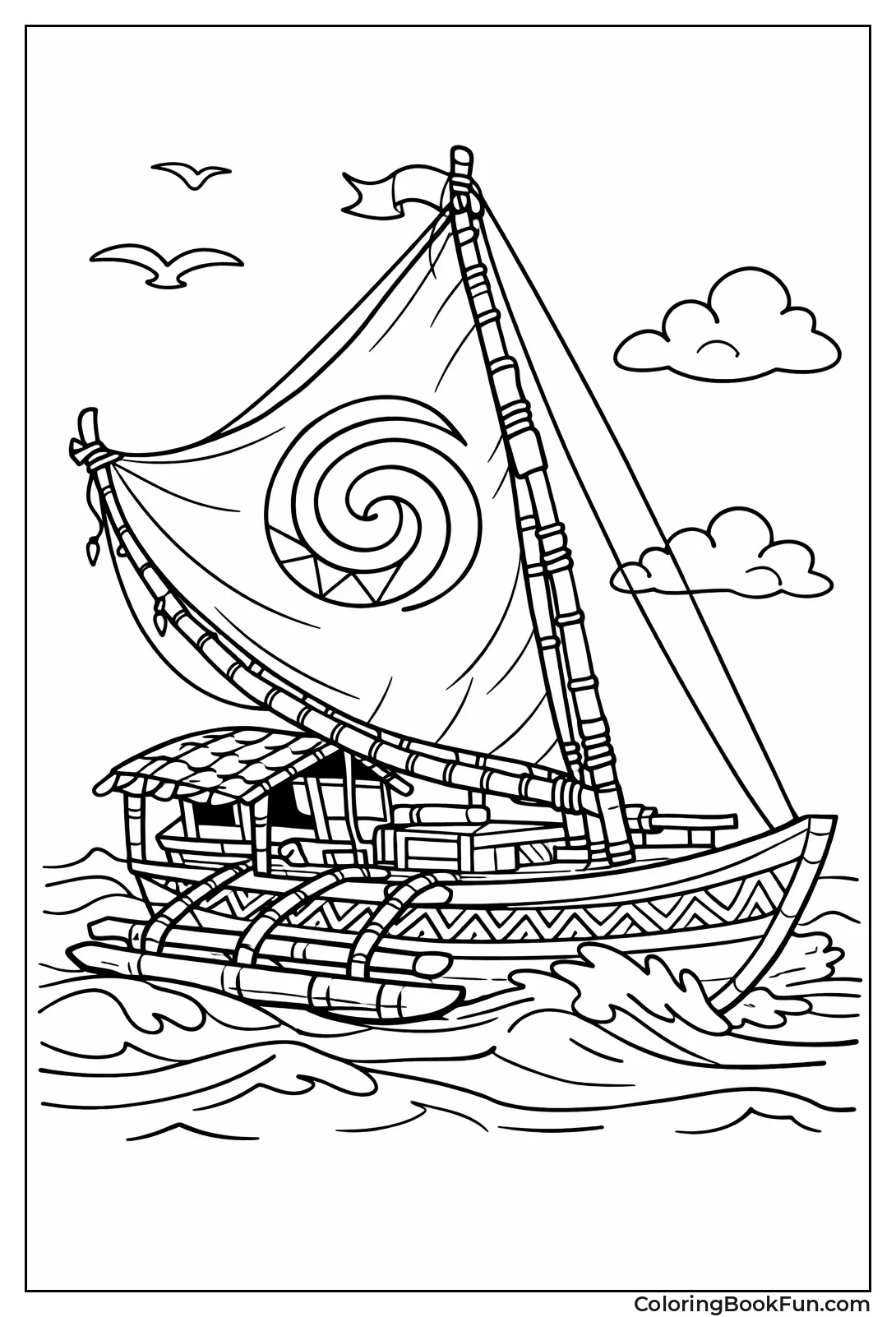 Moana Adventure Boat Sails