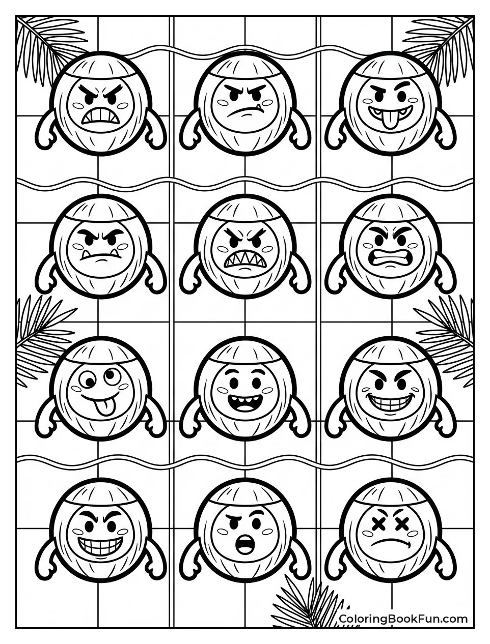 Kakamora Coconut Faces