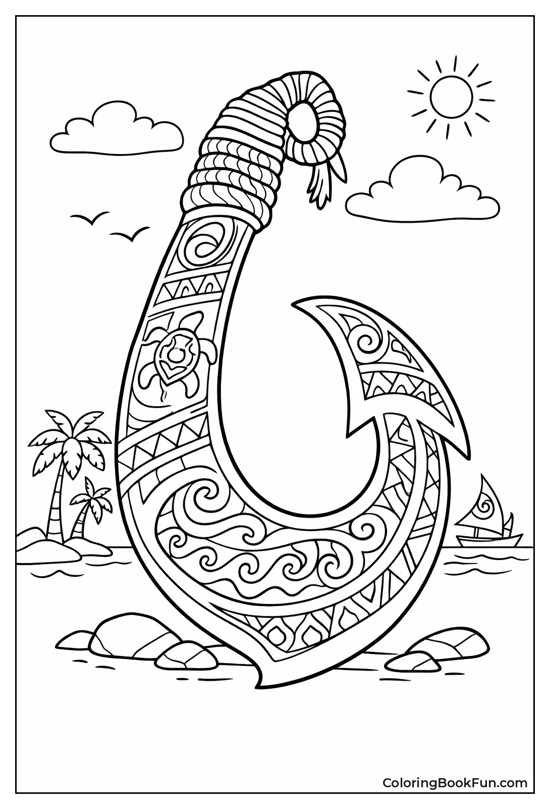Maui's Giant Fish Hook