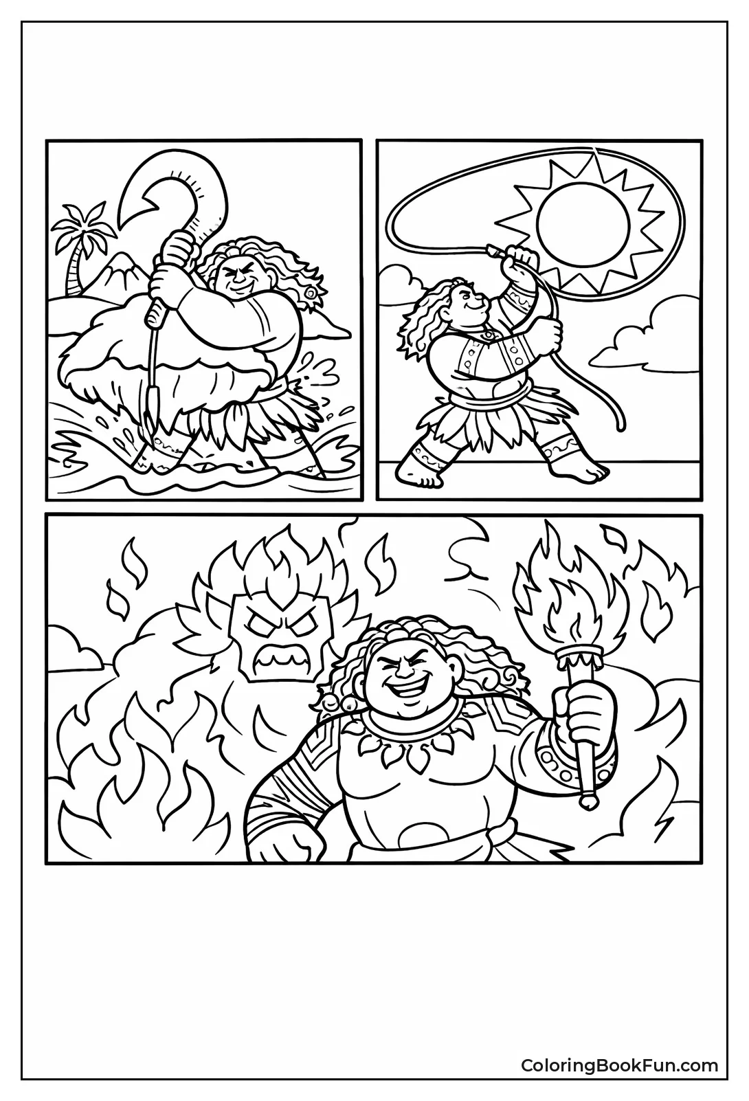 Maui's Heroic Legend Panels