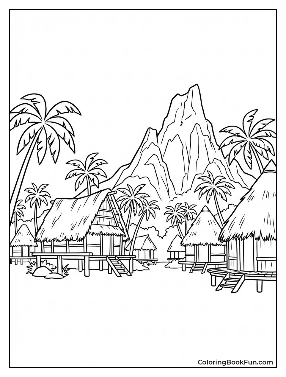 Motunui Island Village