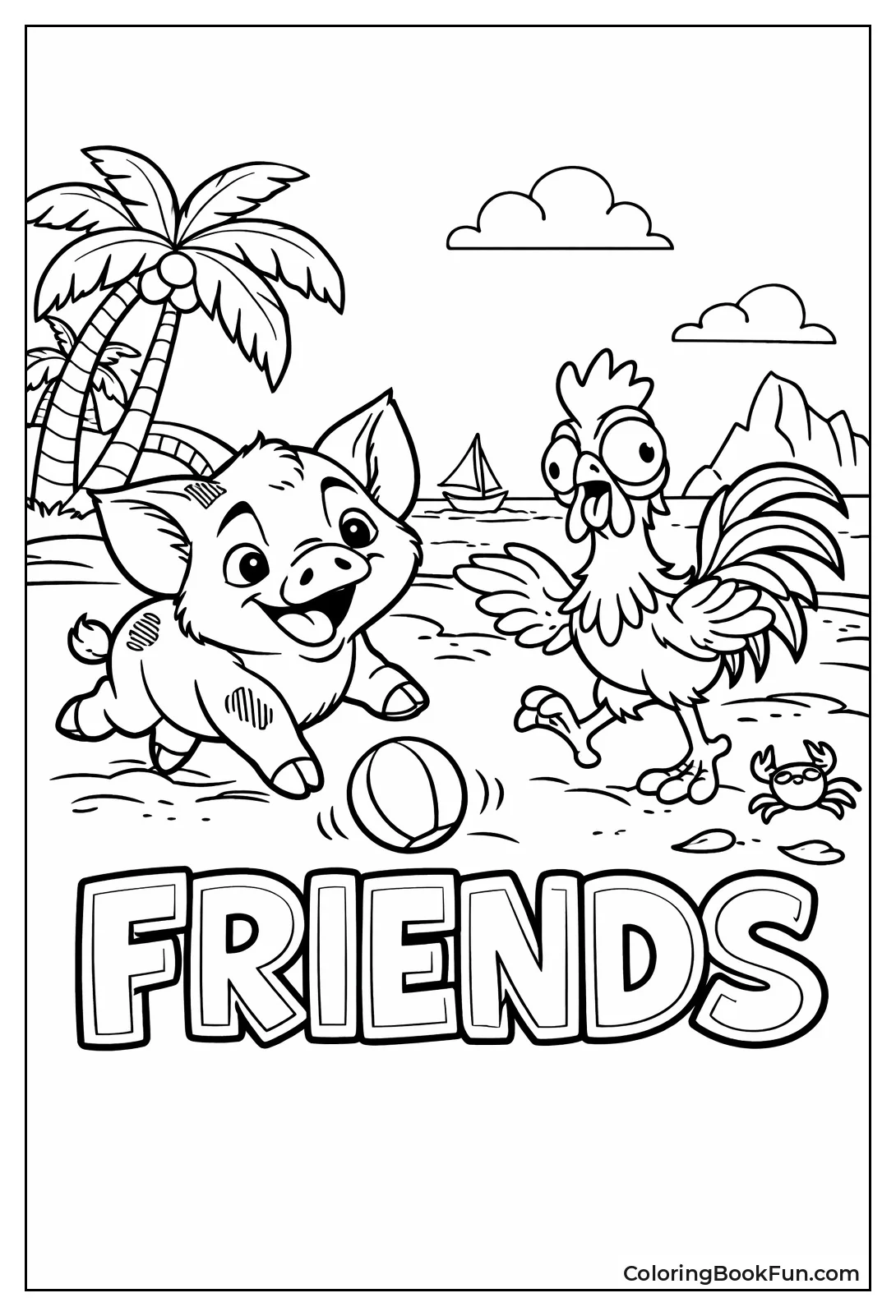 Pua Plays with Heihei