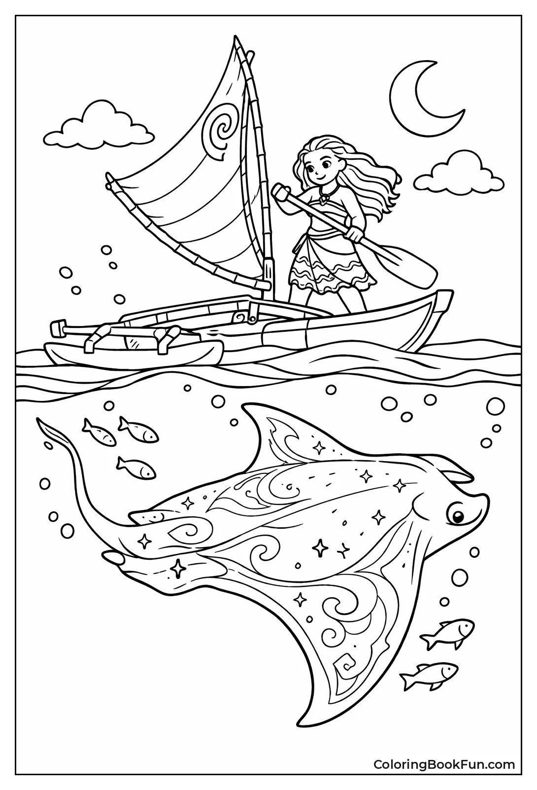 Glowing Manta Ray Tala