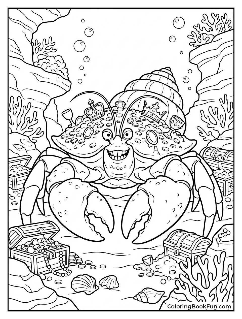 Giant Tamatoa Crab Guards Treasures