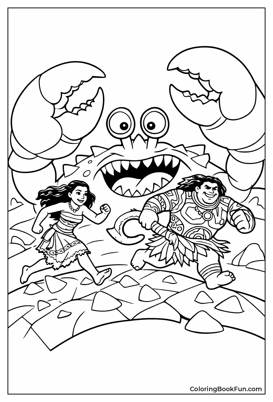 Escape across Giant Crab