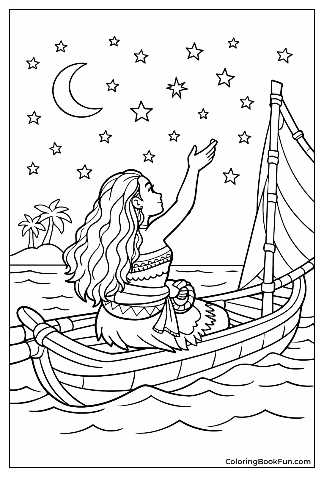 Moana Reads Star Map