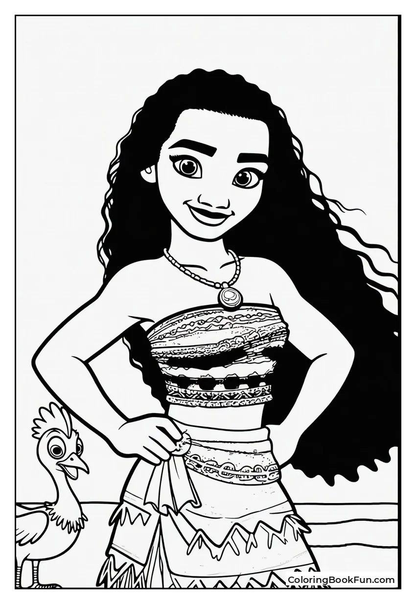 Moana Sails with Silly Heihei