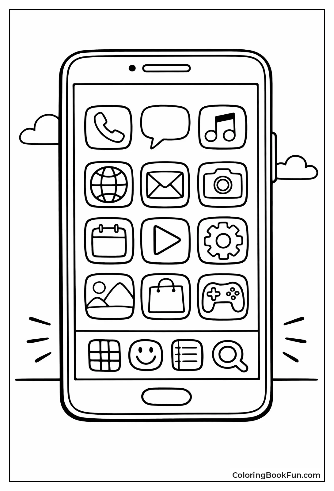 Sleek Phone App Icons