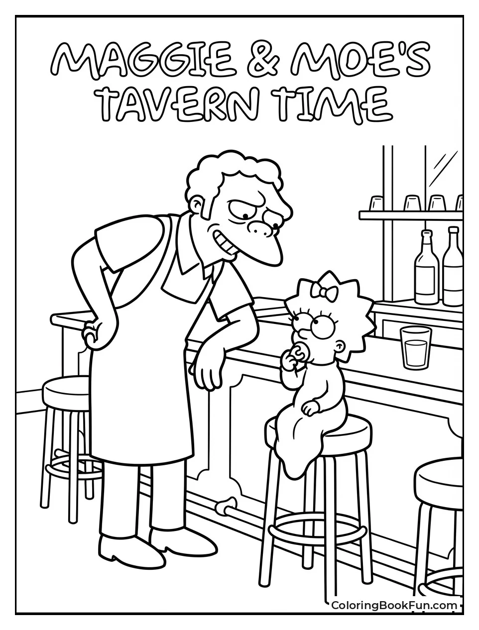 Moe Smiling at Maggie