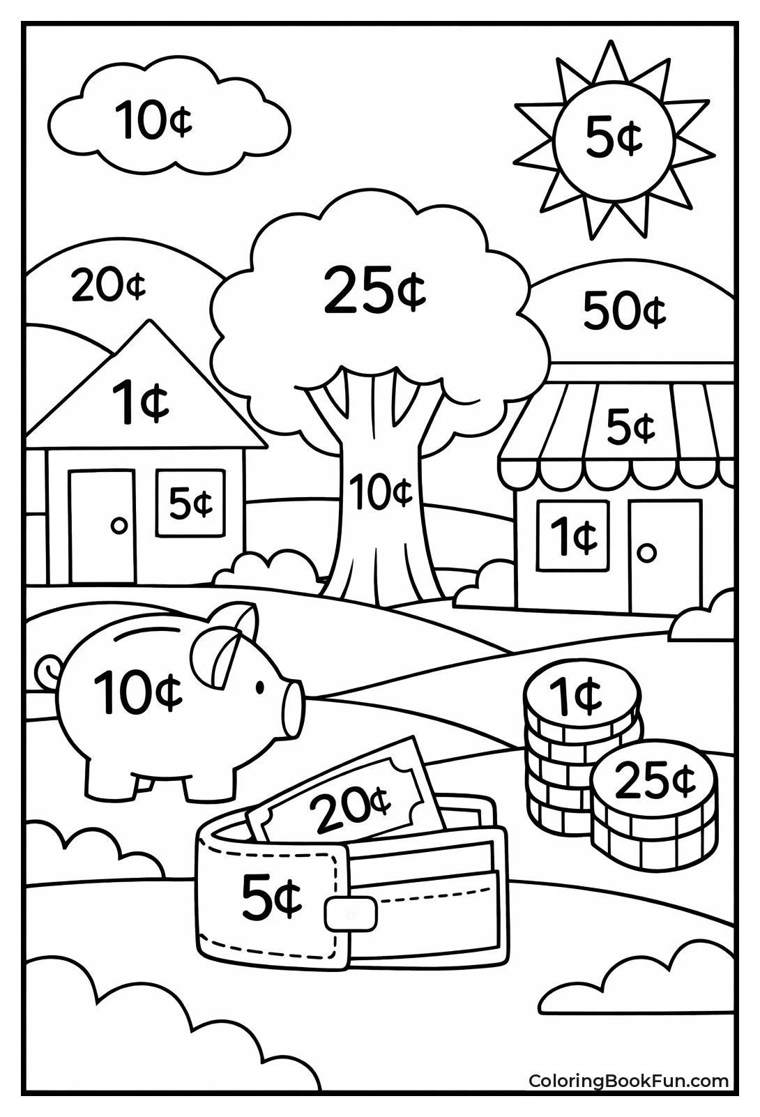 Village Colors by Coin Values