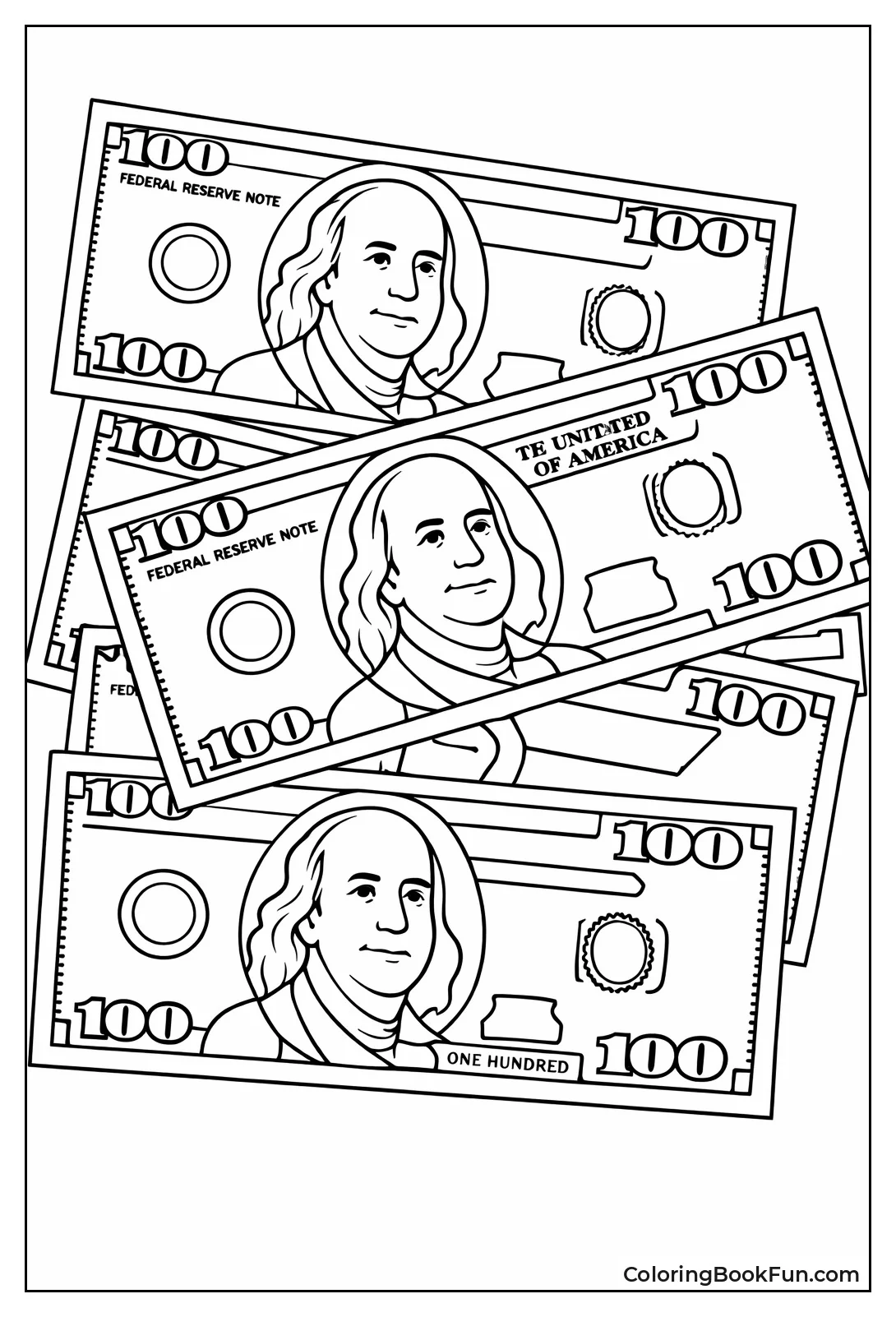 Stack of Hundred Dollar Bills