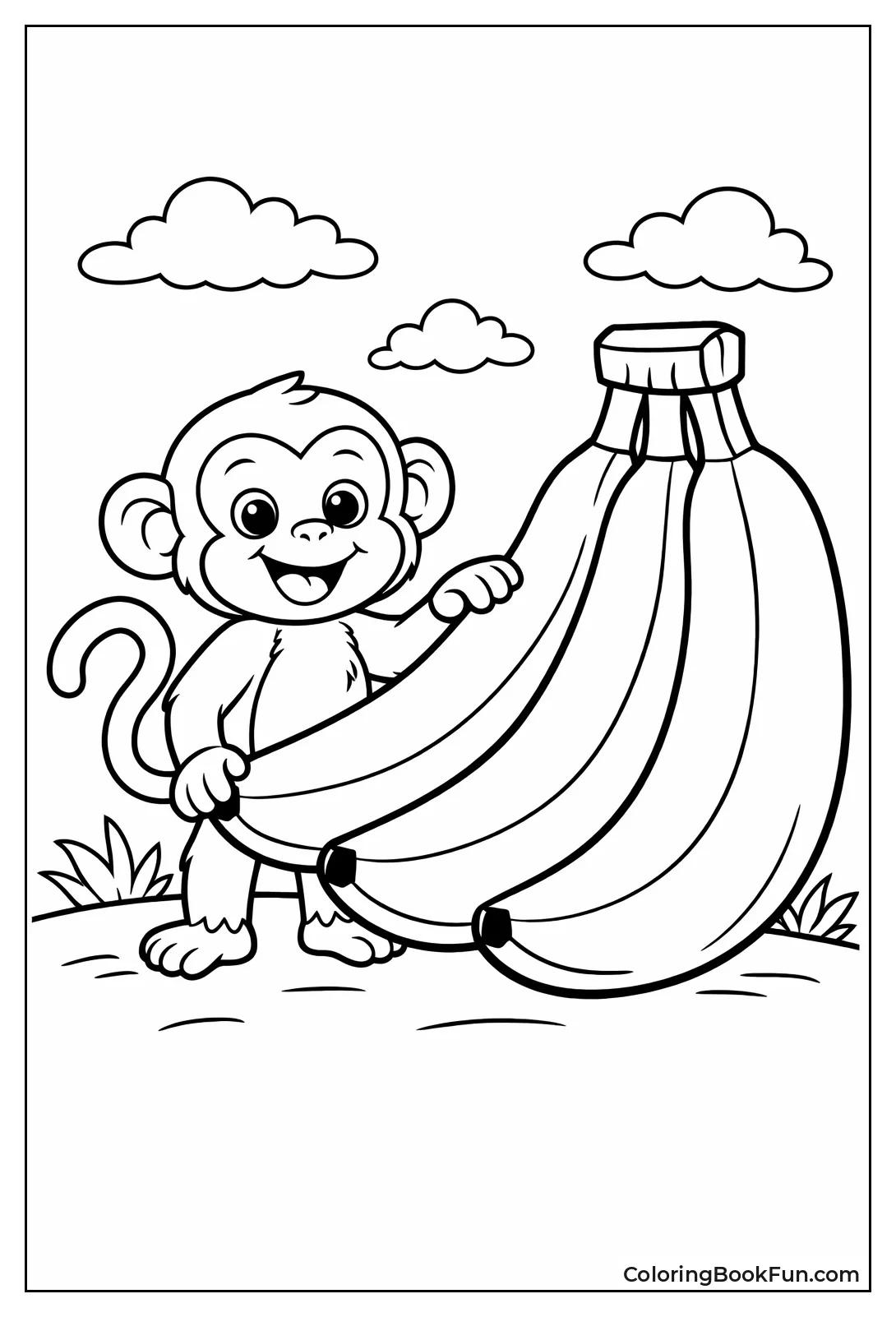 Monkey Next Giant Bananas