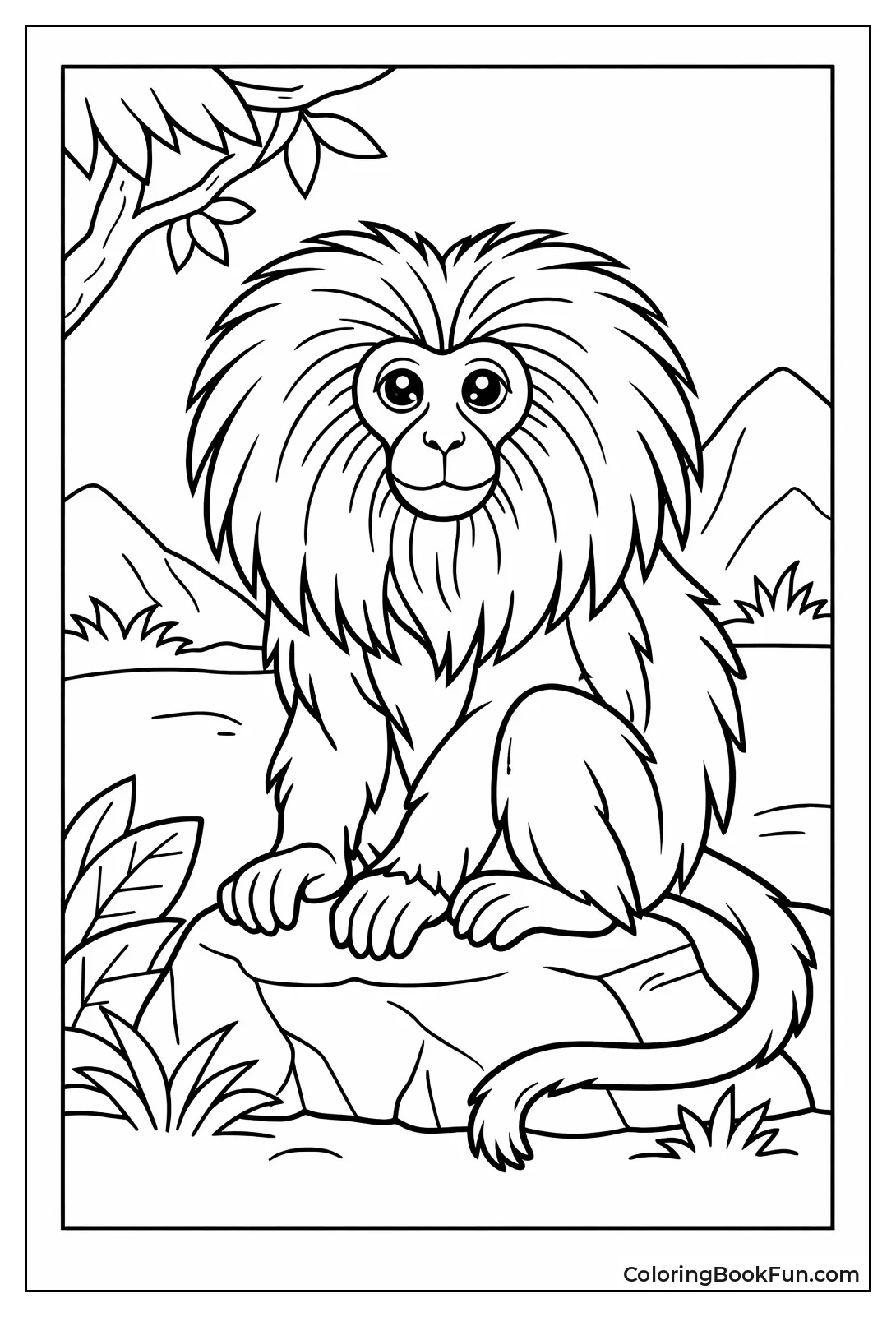 Golden Tamarin Lion Mane