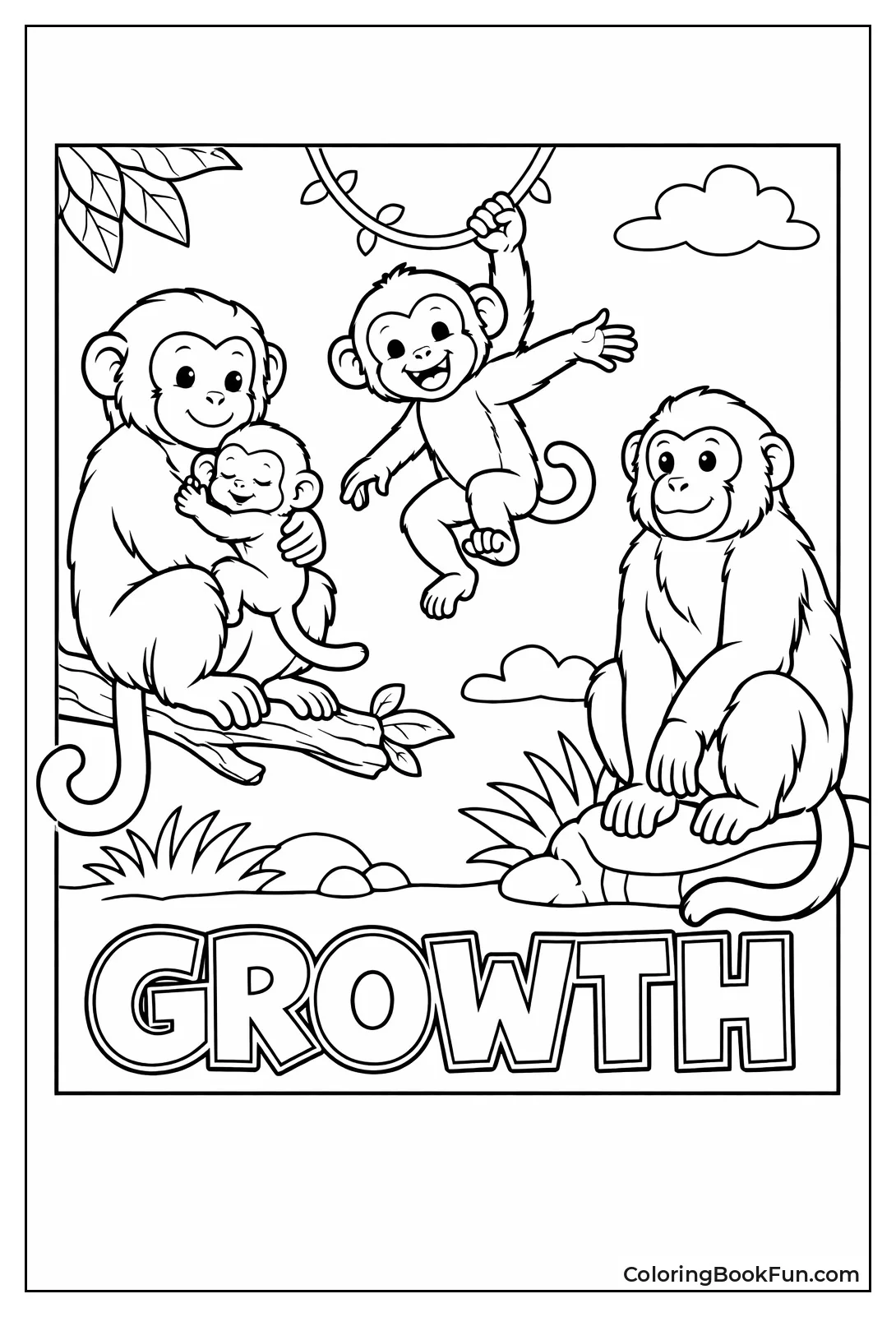 Monkey Baby to Adult