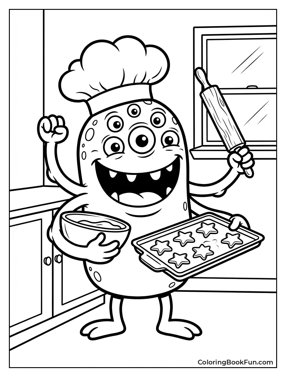 Monster Bakes Gooey Cookies