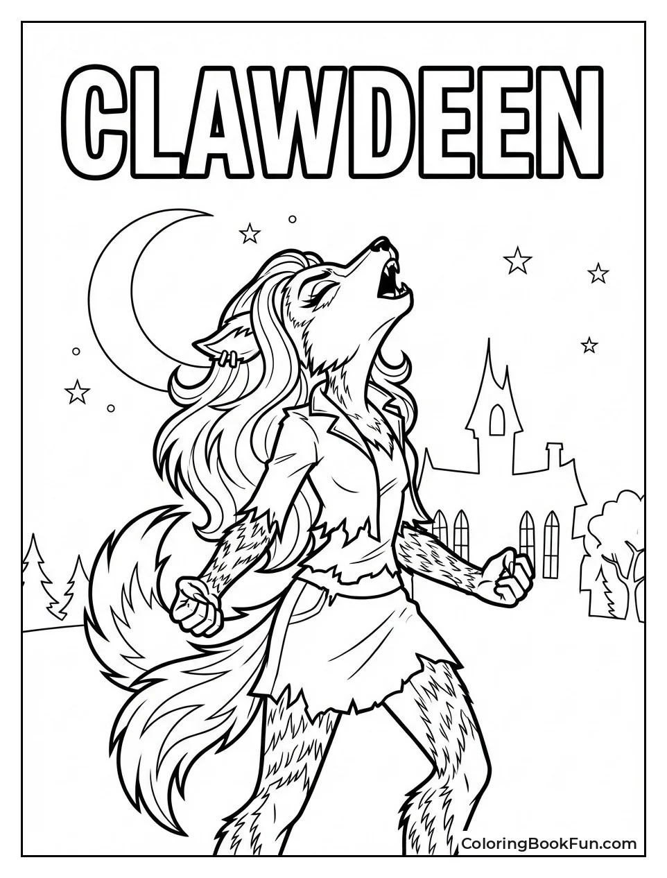 Clawdeen Howls at Moon