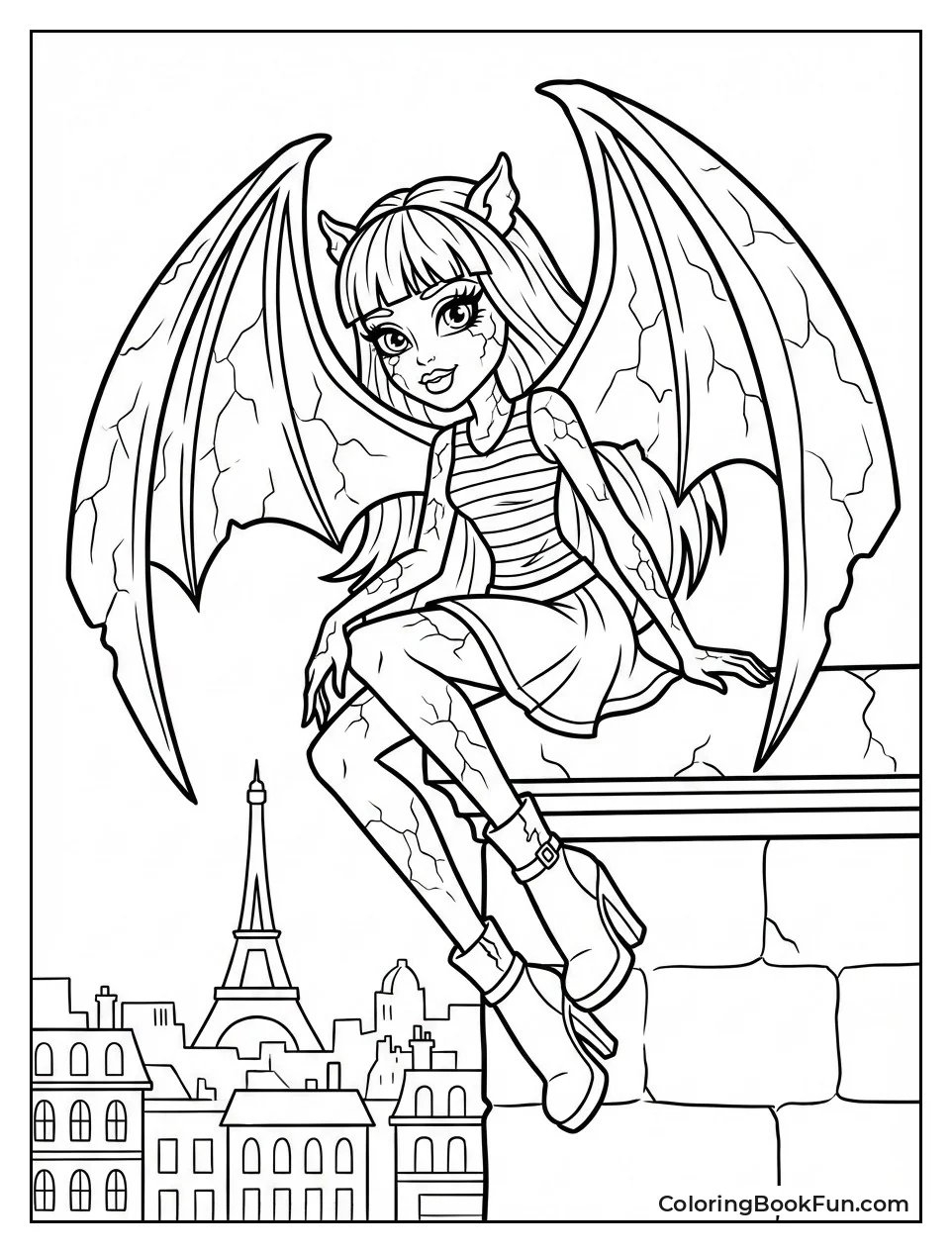 Rochelle Perches on Ledge