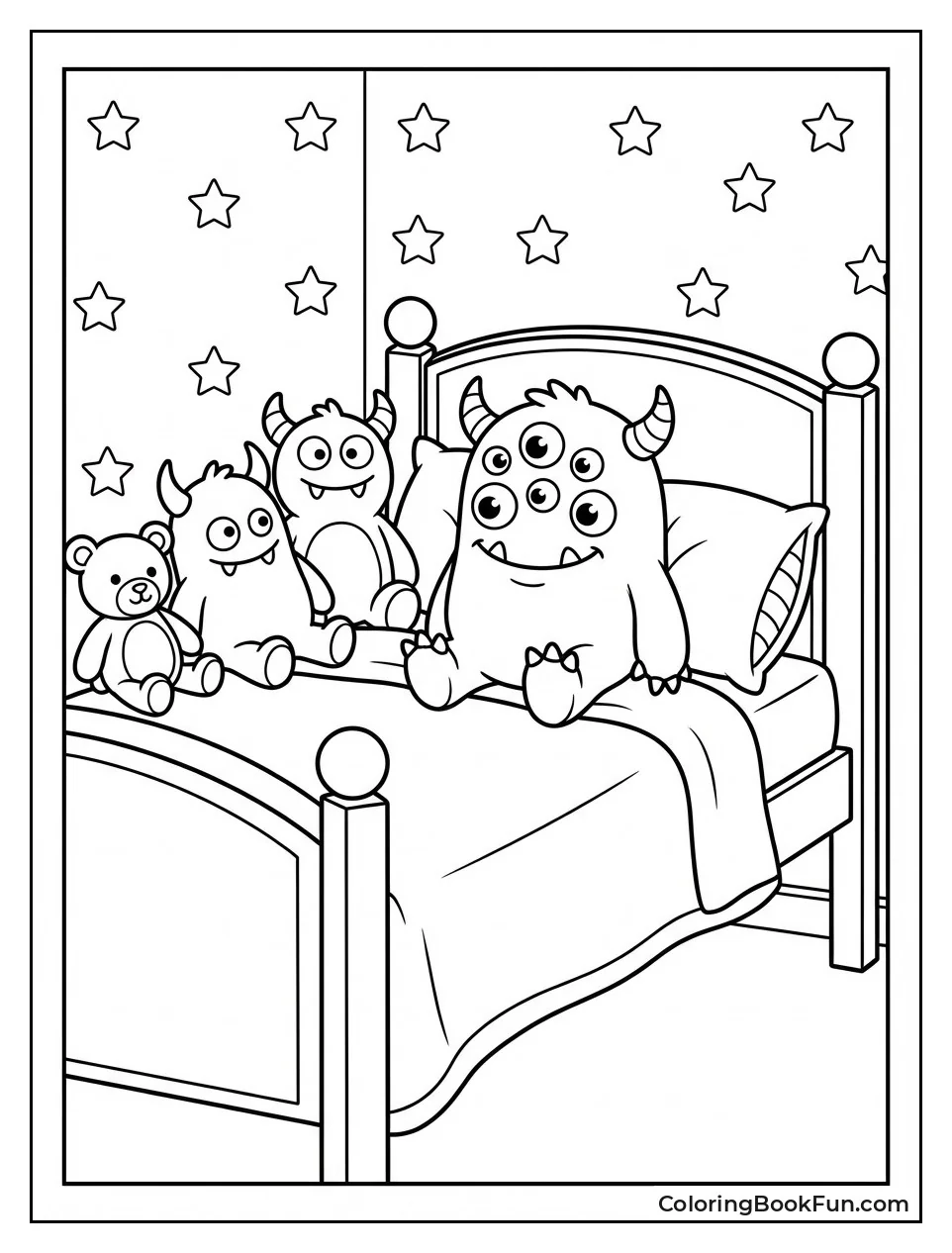 Cozy Monster Bedroom Fun