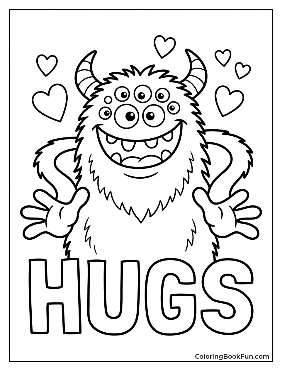 Hairy Monster Wants Hugs