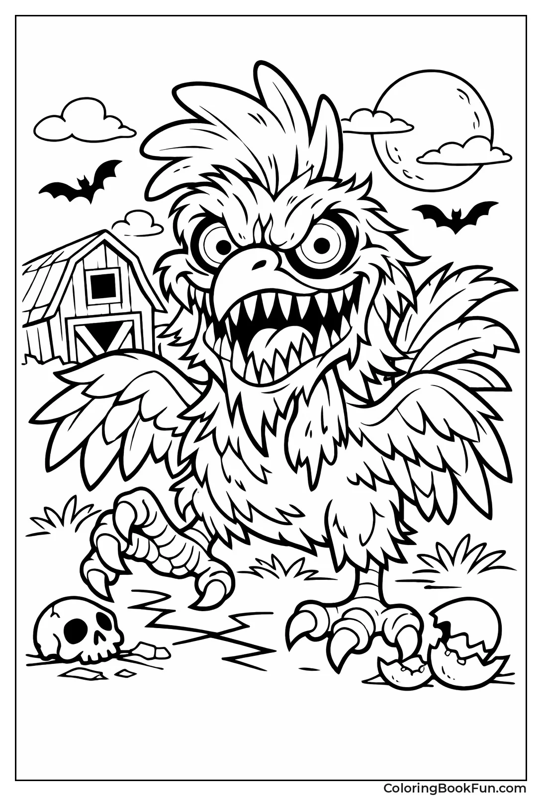 Monster Kickin Chicken Eyes