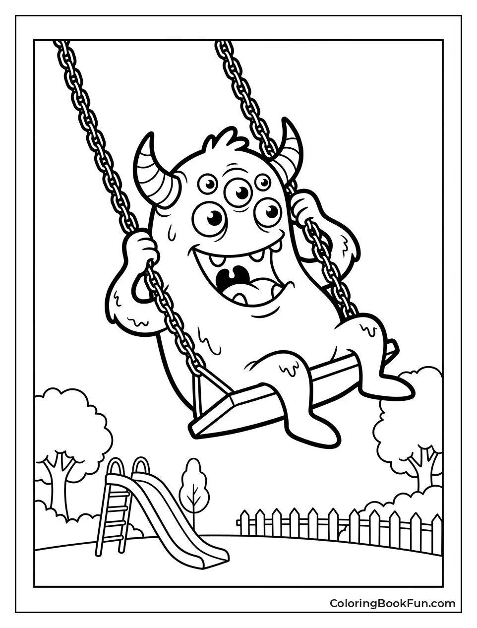 Monster Swings in Park