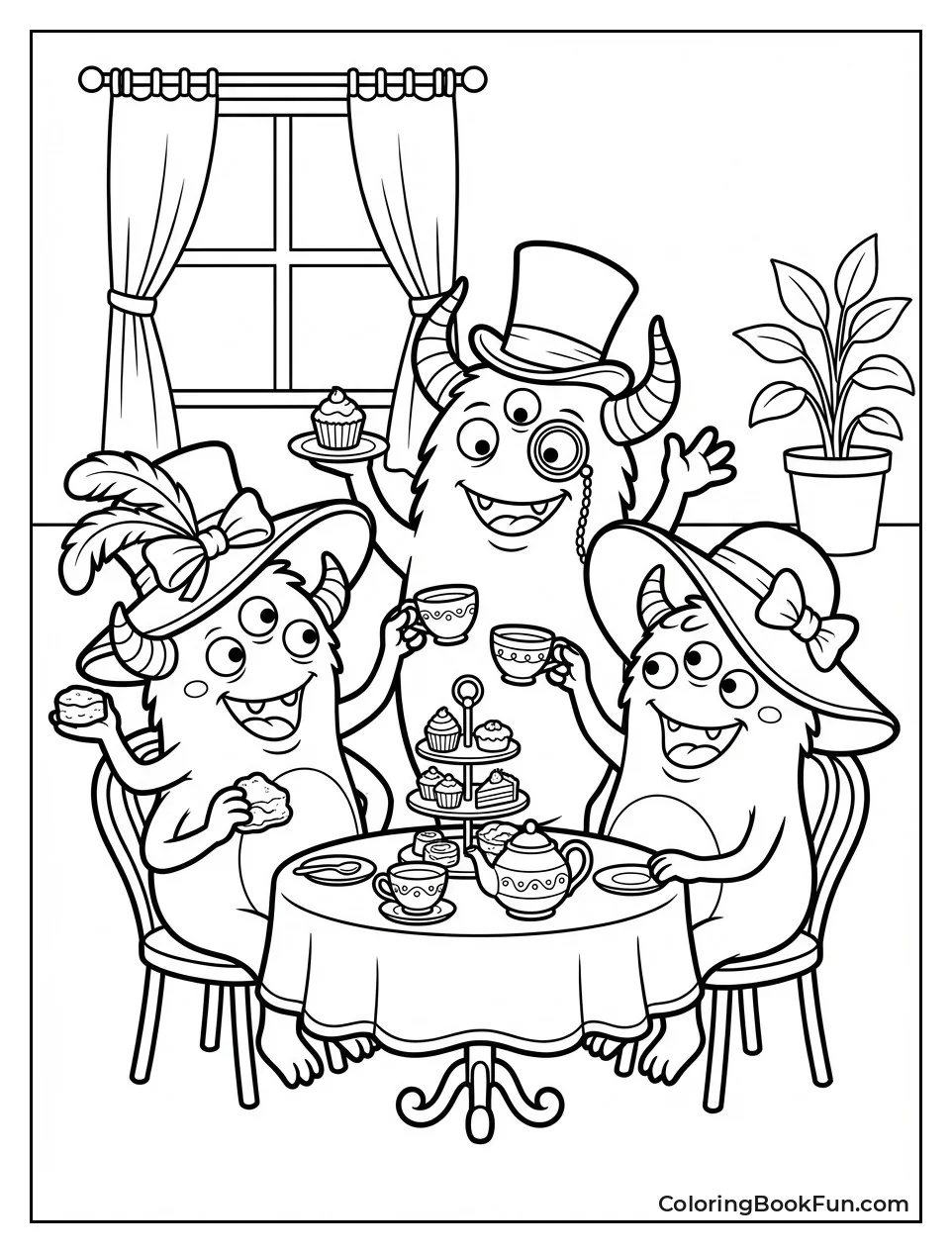 Monsters Sip Tea Party