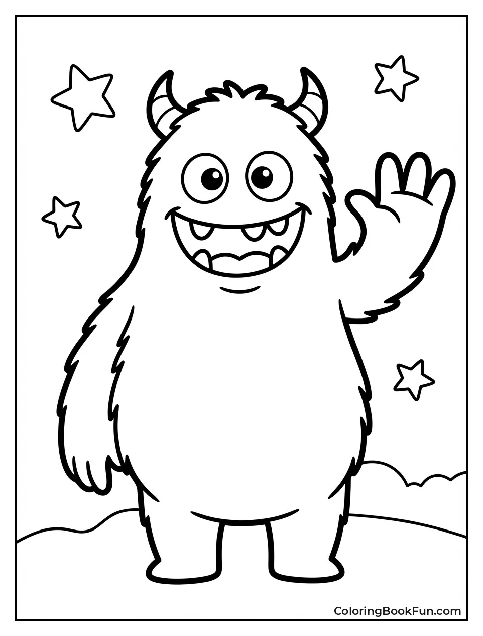 Friendly Giant Waves Hello