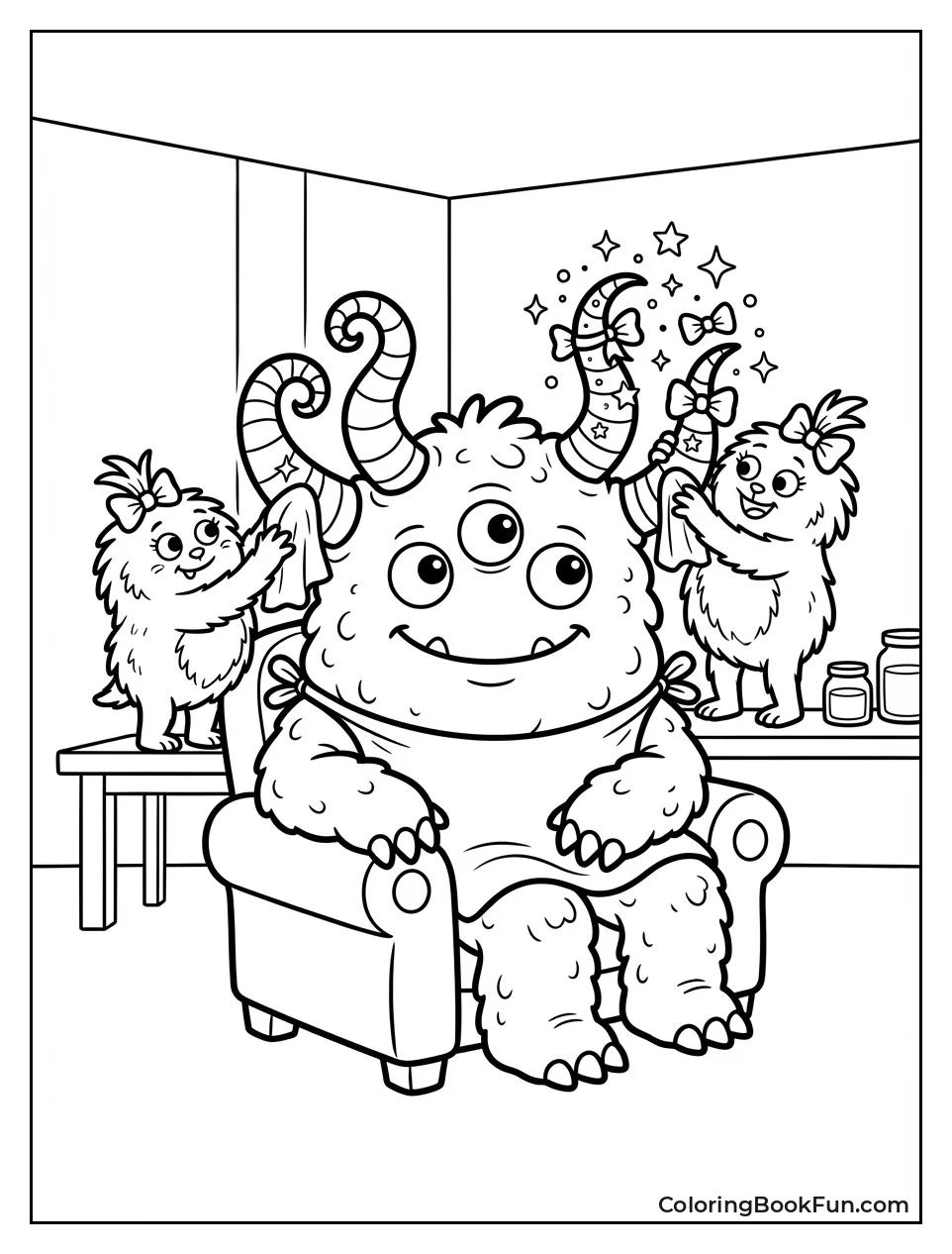 Monster Gets Horn Makeover